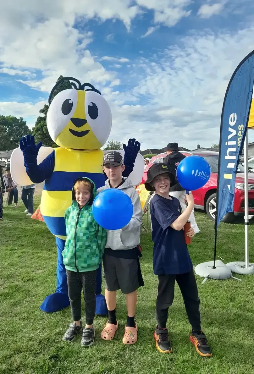Buzzy the Mascot section image